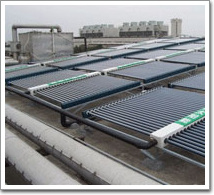 浦东国际机场太阳能热水工程(案例)